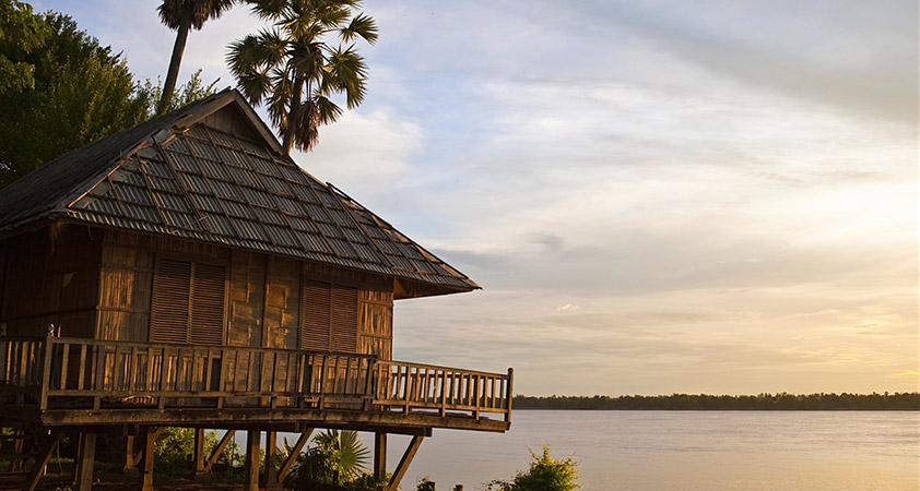 Kratie is a sleepy Mekong River town situated on the east bank of the mighty river