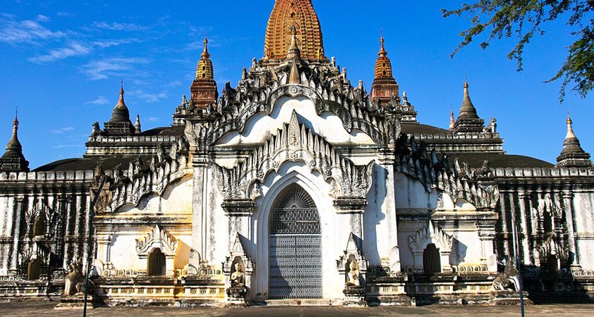 The architectural style shows Mon and North Indian influence