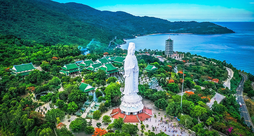 All the area gives tourists a sense of peace and tranquility