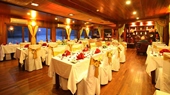 Indochina Sails junk on Halong Bay