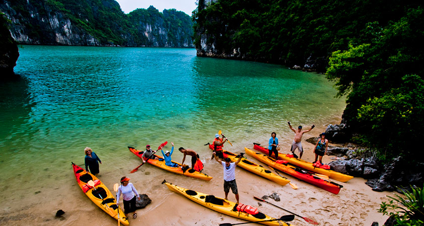 Kayaking area - Cap La Island 