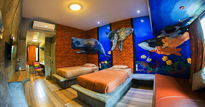  Grand Twin bed Villa with Garden View
